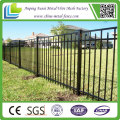 Black Powder Coated Ornamental Iron Picket Fence for America